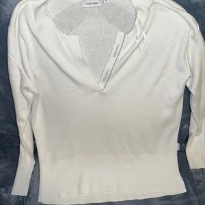 Calvin Klein white sweater